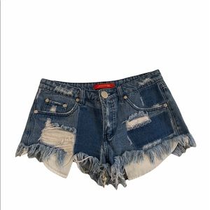 Signature8 Distressed Short Jeans Size S